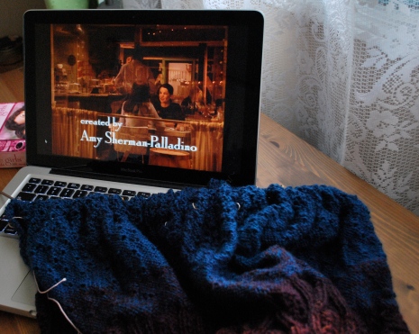 A Stars Hollow visit is the perfect time to catch up on my knitting